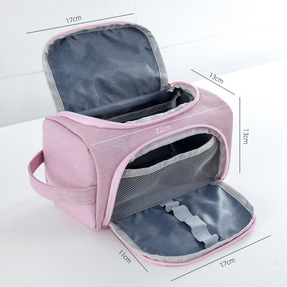 Portable Oxford Cloth Pencil Case Waterproof Multi-layer Stationery Storage Bag Large Capacity Pen Bag School Office