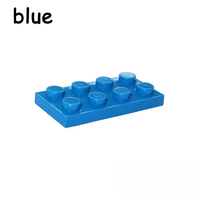 50/100PCS 2x4 Dot 2*4 Plate 3020 MOC Assemble Particles DO IT YOURSELF Construction Bricks Figures Blocks Learning Creativity Toy ideal for Kid