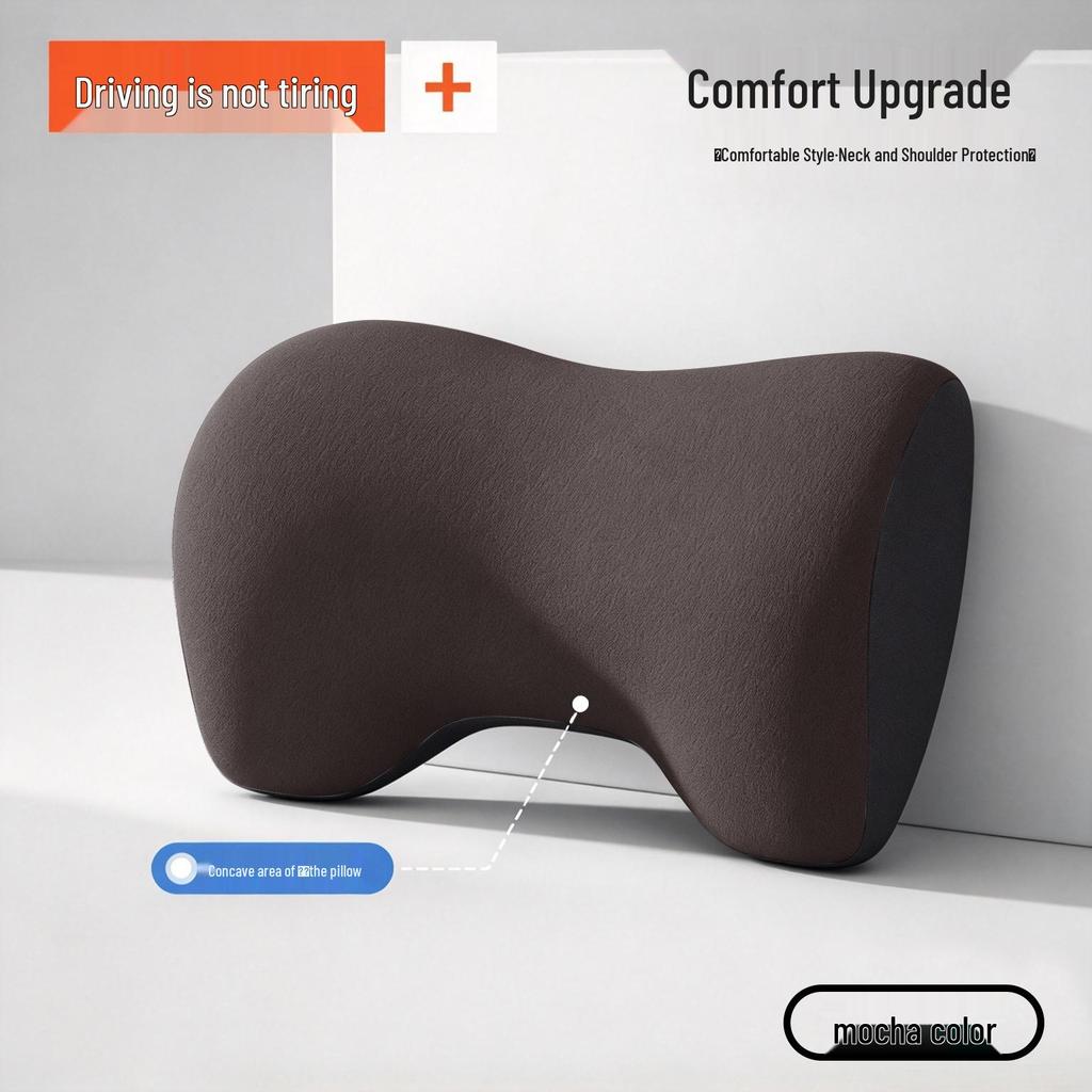 Compatible Headrest Neck Pillow & Lumbar Support Cushion for Lantu FREE, Taishan, Zhiyin, and Zhuiguang L Cars.
