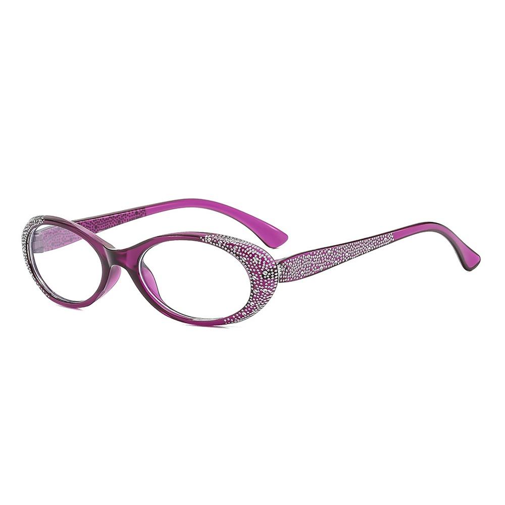 Blaulichtfilter Lesebrille Herren Damen Blaulichtblockierende Alterssichtigkeit Brille Glitzerrahmen Weitsichtigkeitsbrille Augenschutz