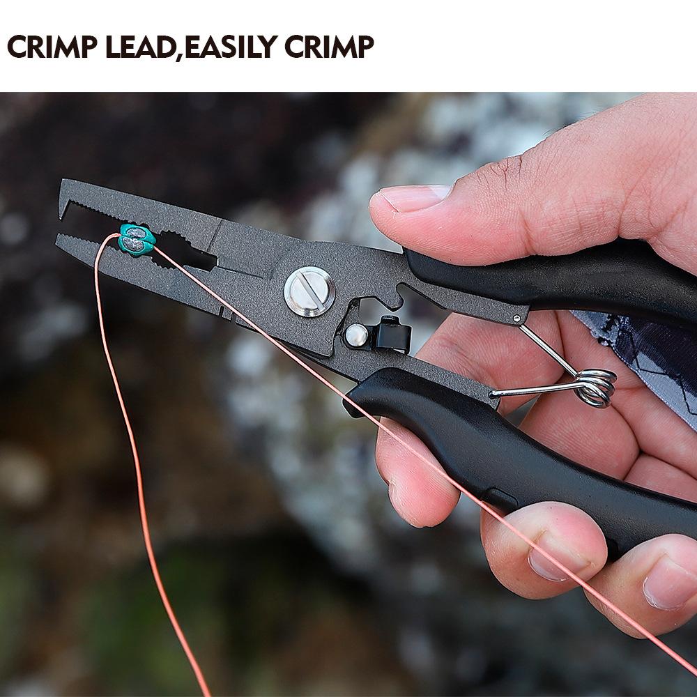 2024 Přenosné multifunkční rybářské kleště 19cm Odstraňovač háčků Nerezová ocel Rybářské náčiní Plovákový ovladač Rybářské potřeby