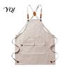 Easy Clean Apron Waterproof Kitchen with Pockets, Chef Cooking for Men Women, Oil Resistant Cross Back Work Barista, Gardening, Painting Craft