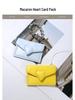 Heart-Shaped Car Key Card Holder for Xiaomi, Tesla, BMW, Xiaopeng, and Zeekr