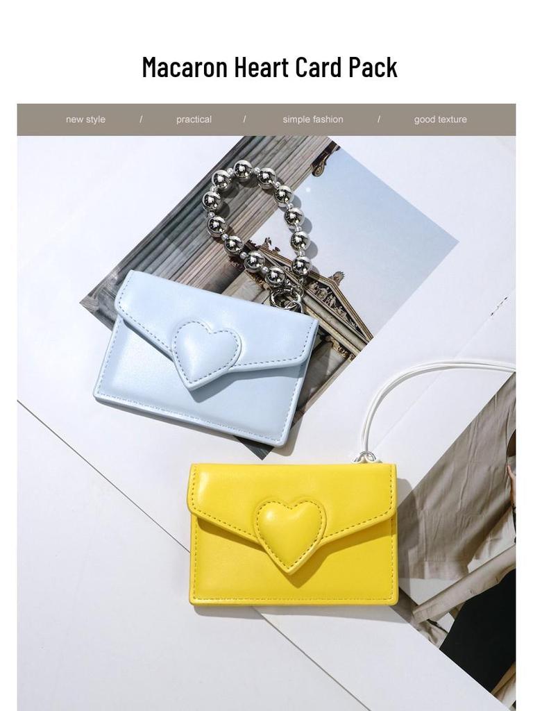 Heart-Shaped Car Key Card Holder for Xiaomi, Tesla, BMW, Xiaopeng, and Zeekr