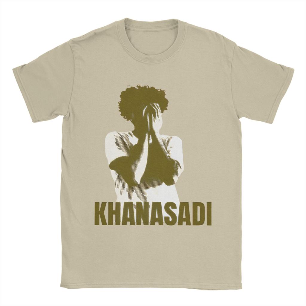 Khan Asadi T Shirts for Unisex Cotton Hipster TShirt Round Neck  Tee Shirt Short Sleeve Clothes 4XL 5XL
