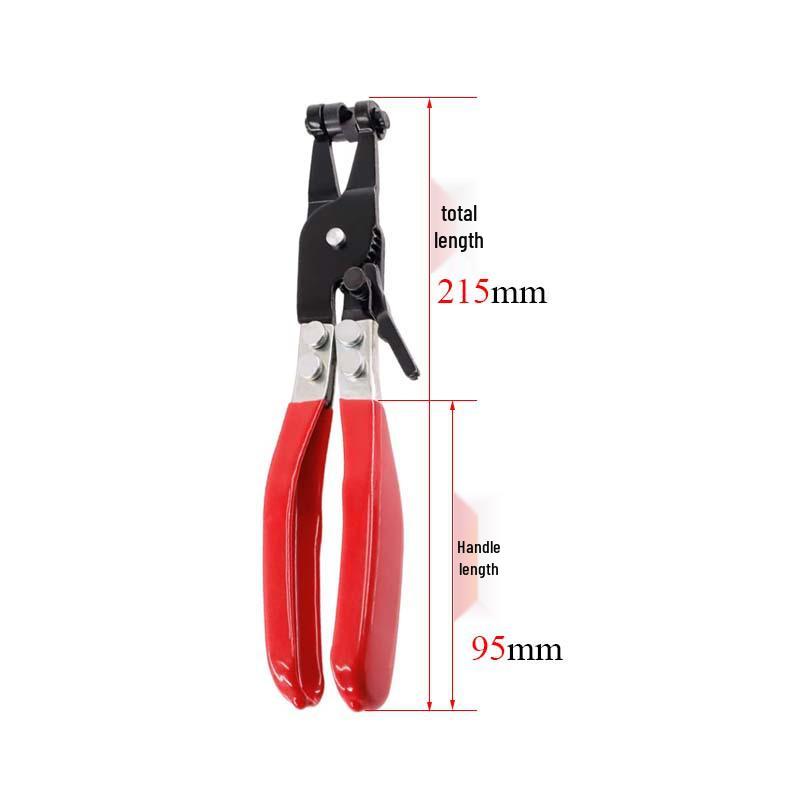 300-Piece Boxed Elastic Clamps: 65 Manganese Steel Dacromet Black Oil Hose Clamps with Pliers