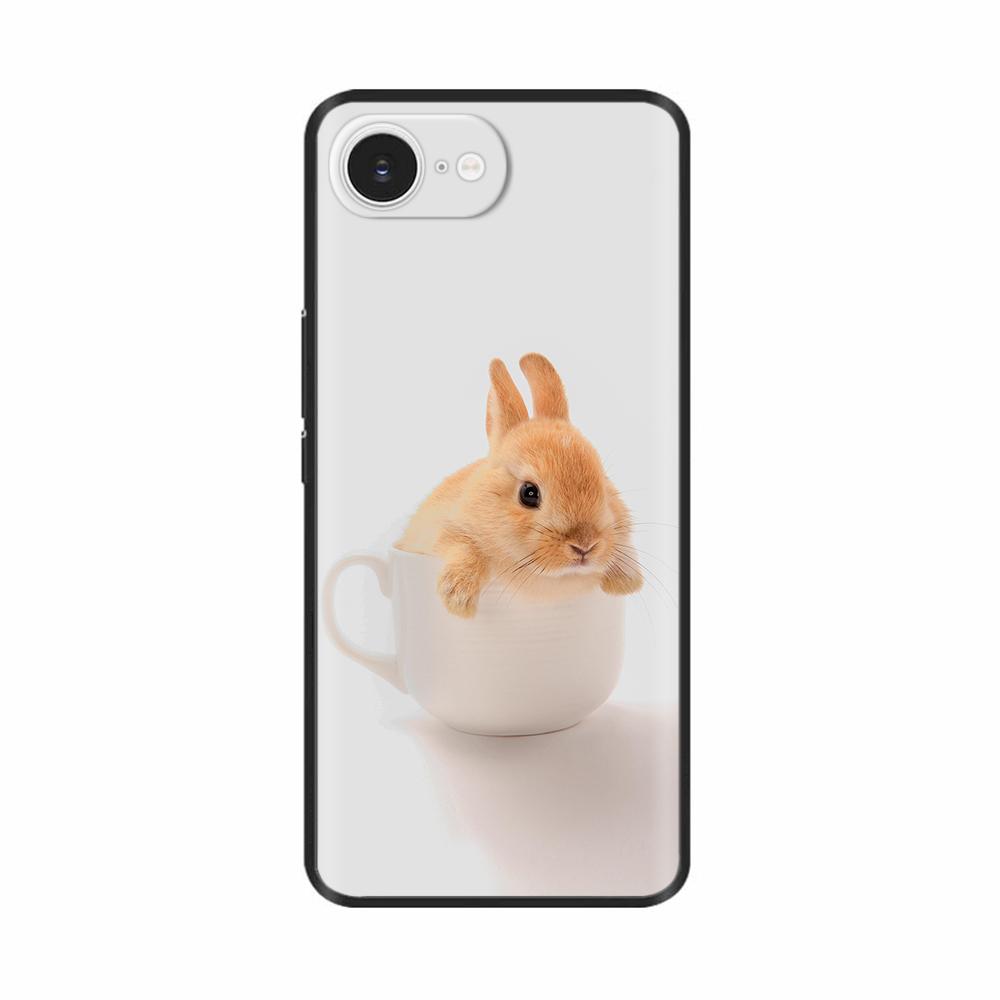 For iPhone 16E Case Fantasy Flower Black Phone Case For iPhone16E / iPhone SE 2025 Soft TPU Shockproof Back Cover Fundas Housing