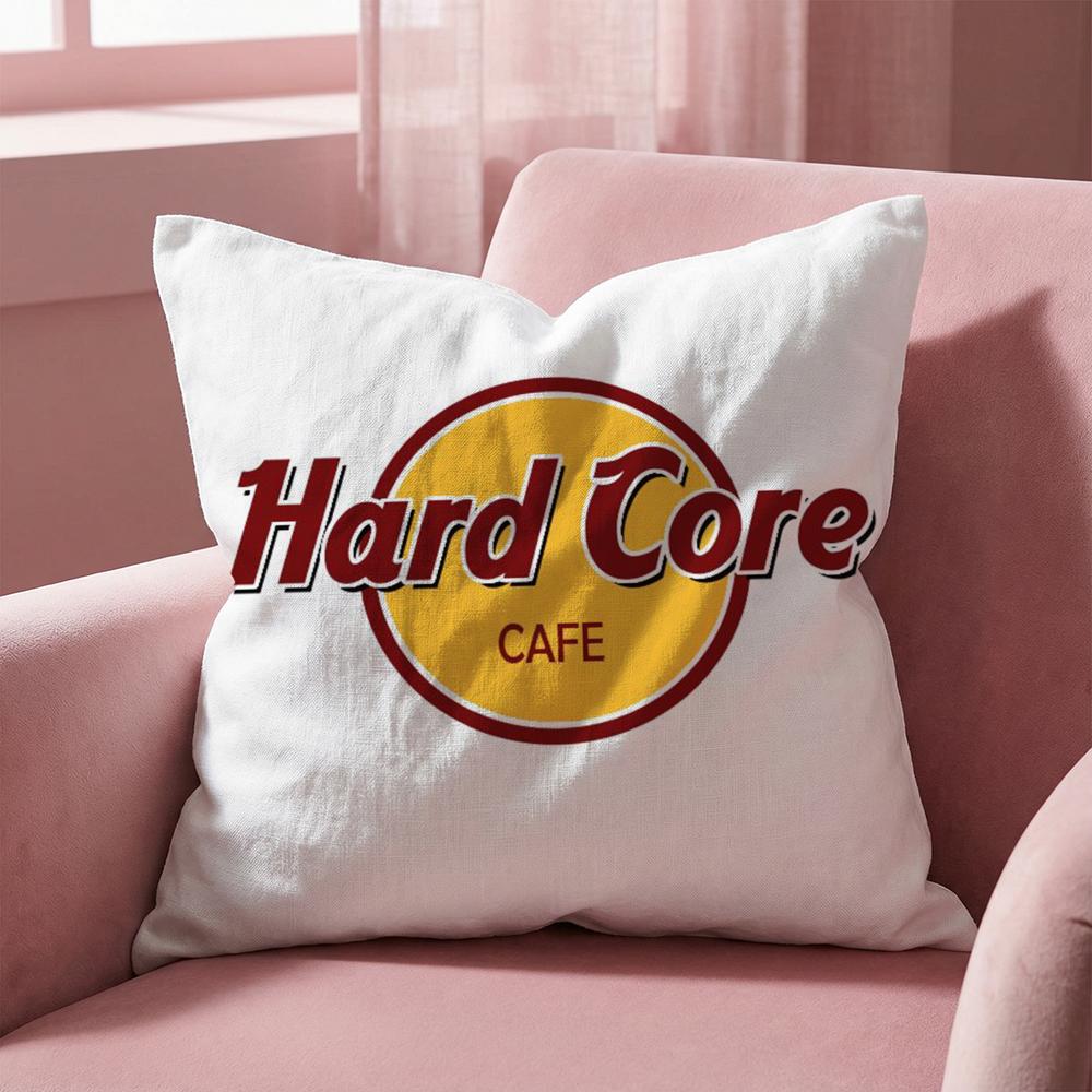 

Luxury H-Hardcore Cafe Cushion Cover Multi-Scene Pillow Cover for Home & Car - Reversible, Soft & Durable for Daily Use 30cmx30cm