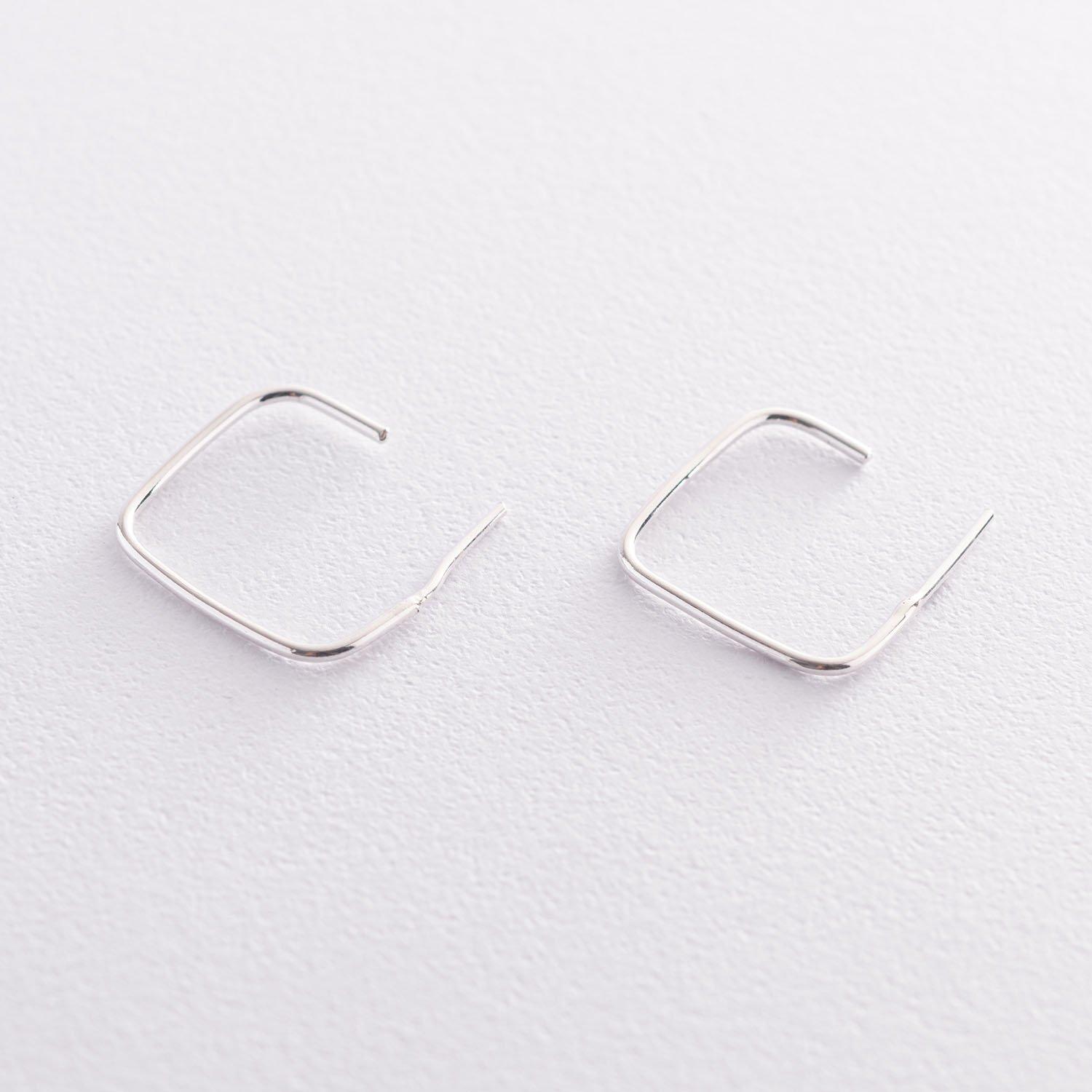 

Срібні сережки-підвіски Арія Oniks срібний