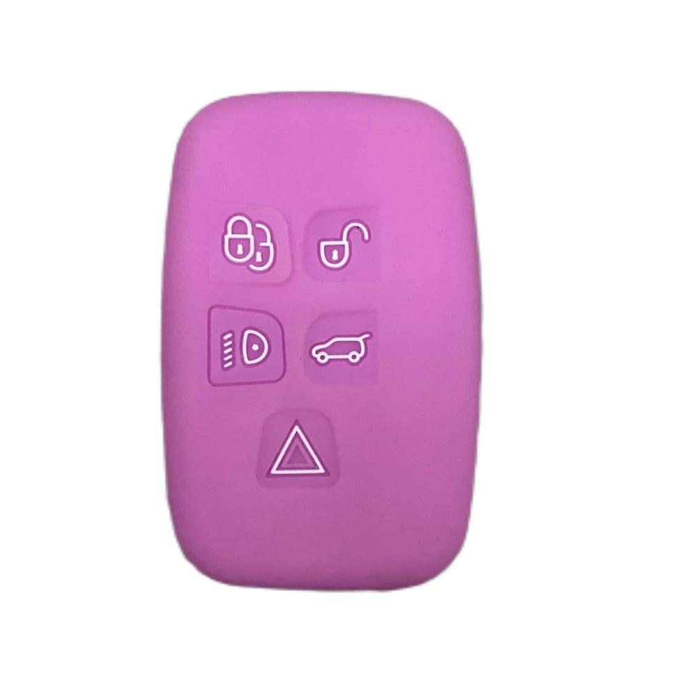 silicone car key case holder shell soft remote cover protector for Land Rover Range Rover Sport Discovery 3 4 Elander 2 Evoque