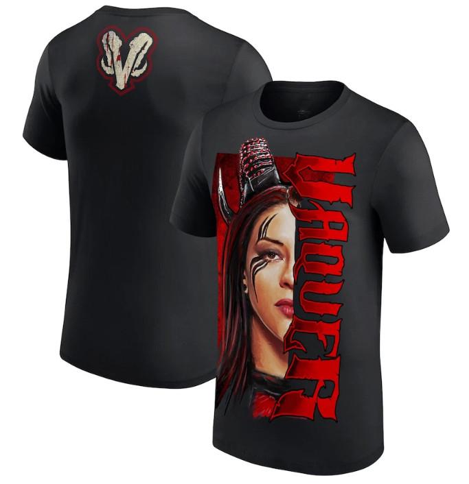 Men#039s Black Stephanie Vaquer Split Face TShirt Unisex T-Shirt XXXL