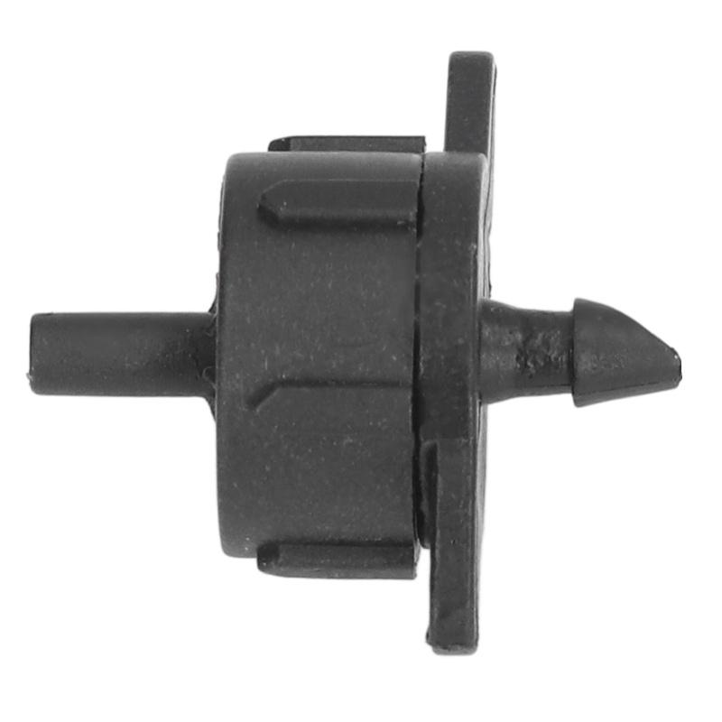 100pcs Drip Emitter 4mm Pressure Compensation Uniform Flowing PP Irrigation Watering Dripper Emitter For Large Terrain 4L Black