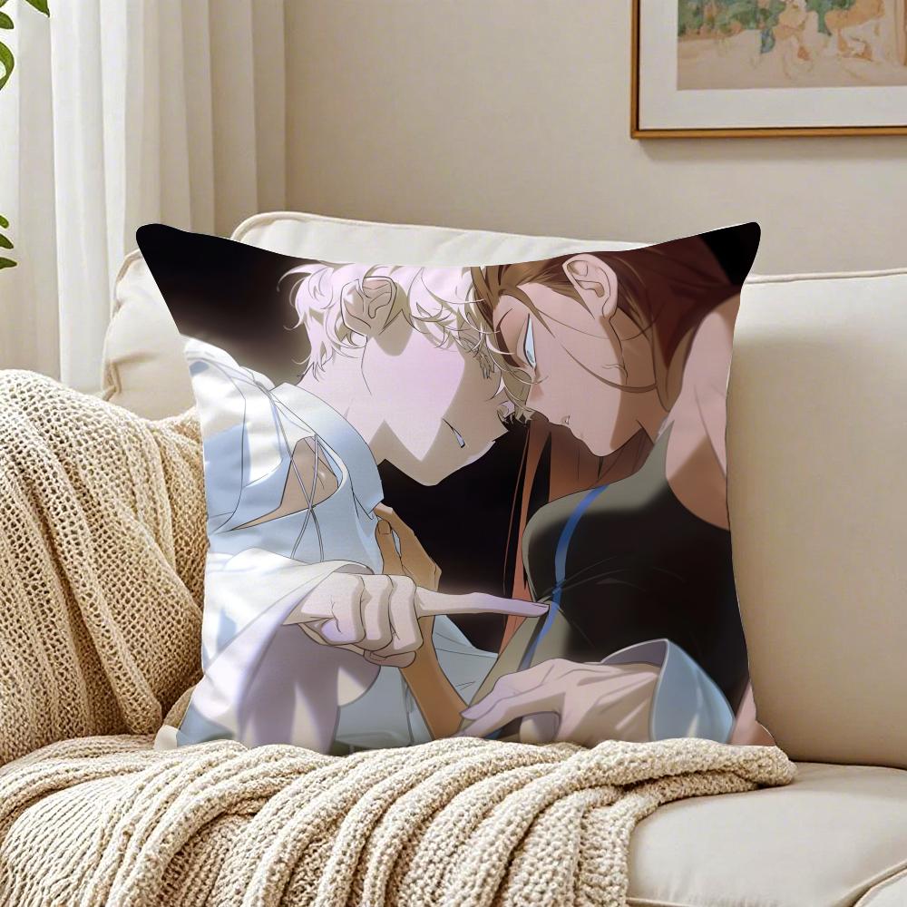 Futuristic Musical Korean Anime AAlien Stage Cushion Cover Pillowcase Antidustmite living Room Sofa Decor Cushion Room