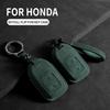 Interior Mouldings Car Remote Key Case Cover For Honda HRV XRV URV Vezel City Civic Jazz BRV BR-V Accord  4 Buttons Suede Keycha