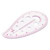 4-Piece Multifunctional Sewing Ruler Set for Clothing Pattern Making and Grading