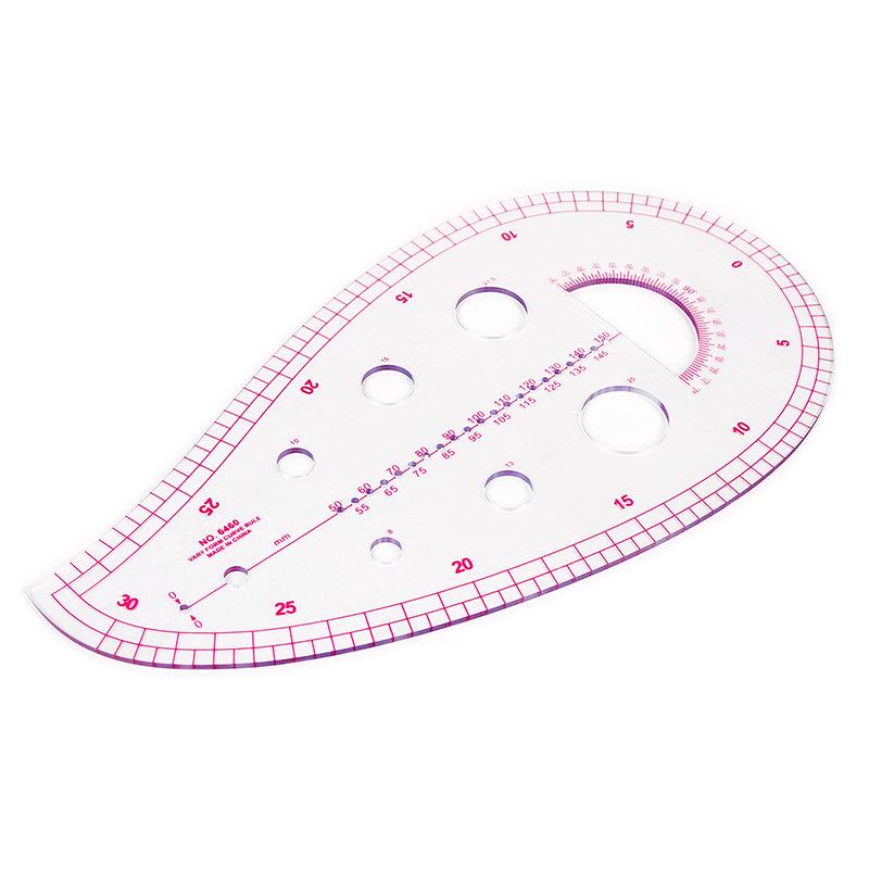 4-Piece Multifunctional Sewing Ruler Set for Clothing Pattern Making and Grading