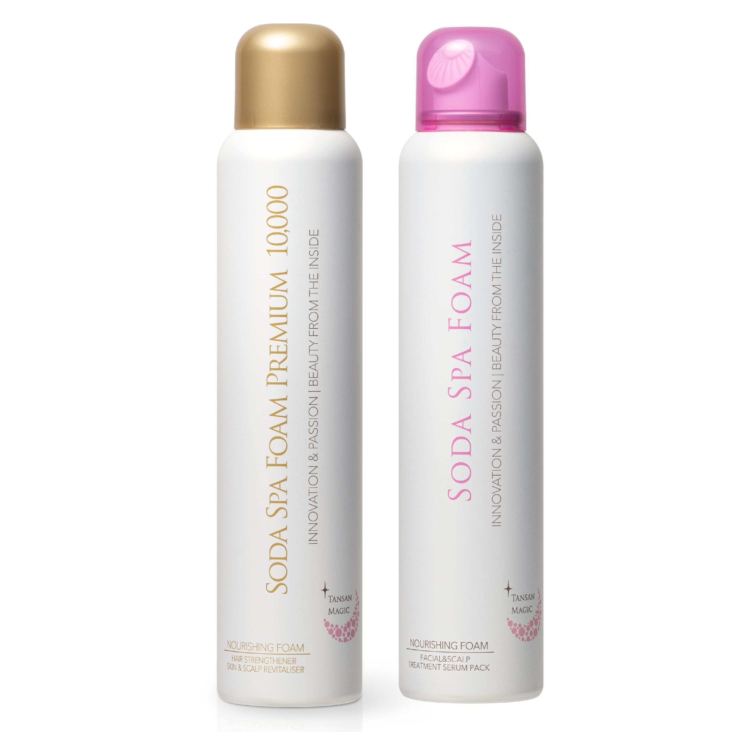 

Soda Spa Foam x 1 bottle + Soda Spa Foam Premium 10000 x 1 bottle Carbonated Pack Set Face Pack Carbonated Foam Cleanser Skincare Pore Care Lifting