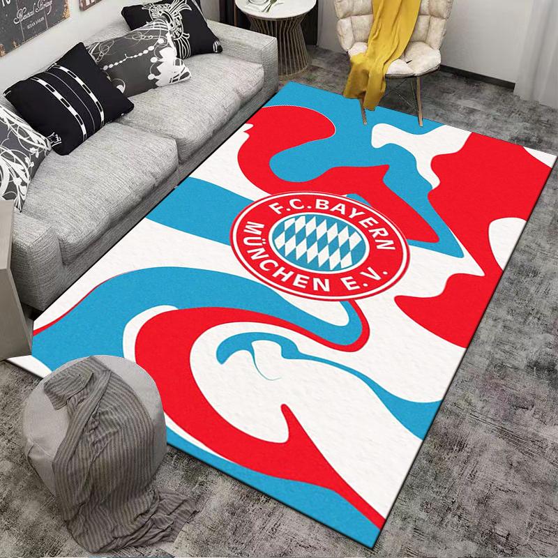 FC Bayern Munich Designed floor mat, suitable as a non-slip mat for the living room or bedroom sofa