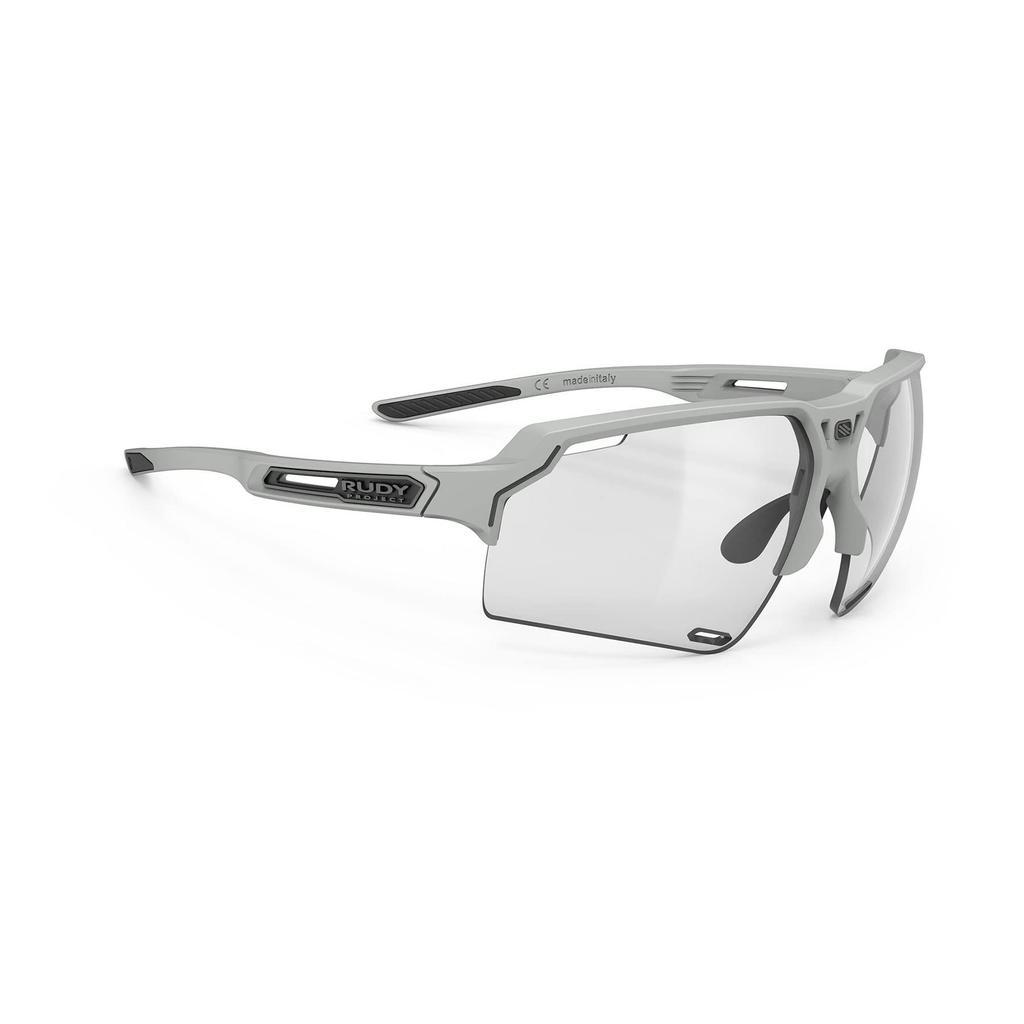 RUDYPROJECT DELTABEAT Sports Light Photochromic Sunglasses, Gray/Impx2 Black, SP747397-0000