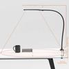 YOUKOYI Desk Lamp with Clamp, Swing Arm Lamp, Flexible Gooseneck Architect Table Lamp - Stepless Dimming, 3 Color Modes, Touch Control, 9W, 1050LUX