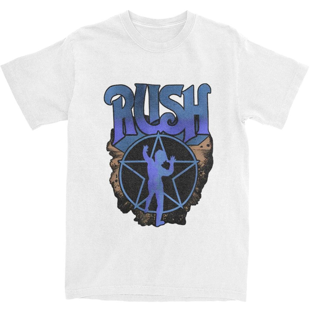 Herren T-Shirt Bestes Cover Rush Band Musik T-Shirts Mode Sommer T-Shirts Tolles Design Reine Baumwolle Oberteile Übergröße