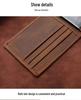 Retro Trend Crazy Horse Leder ID- & Bankkartenhalter mit Totem-Design