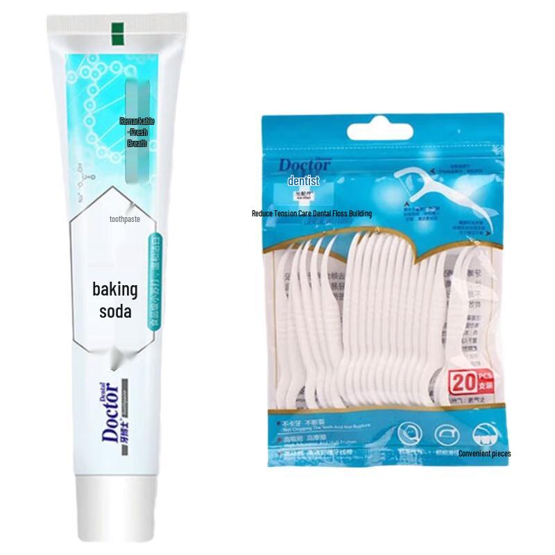 Dr. Ya Baking Soda Toothpaste with Dental Floss