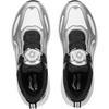 Li Ning Kids Running Fashion Trend Shock Absorbing Breathable Low Top Running Shoes Kids Running Shoes Silver Black White YKFV145-5
