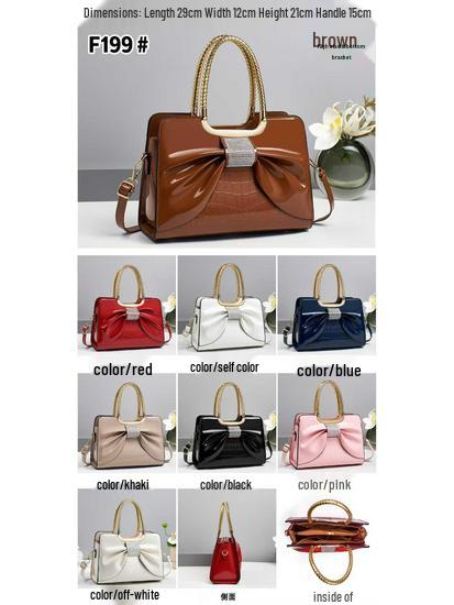 Handtasche mit süßem Schleifendesign: Stilvolle Lässige Schulter- und Umhängetasche