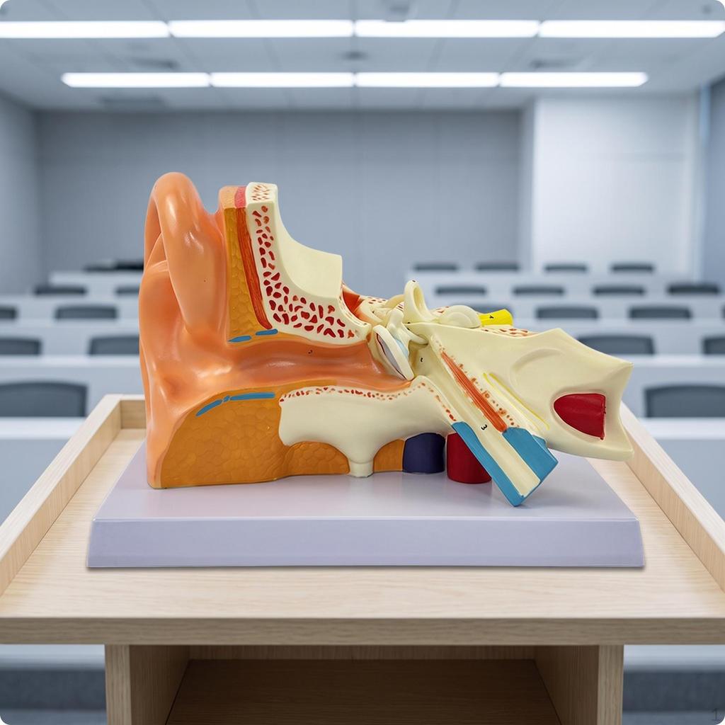 Ear Structure Model Detailed Human PVC for Students
