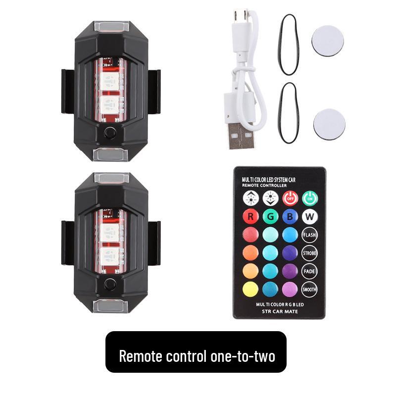 Cross-Border Exclusive: Super Bright 7-Color Magnetic Drone & Motorcycle Warning Light