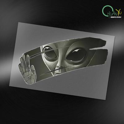 Creative Sticker Alien Side Window Sticker Scratch Scratch Devil Sticker