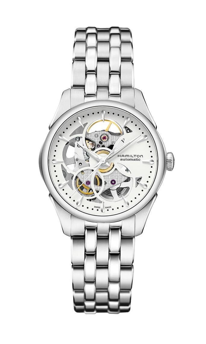 

HAMILTON Watch Genuine Warranty Jazzmaster Skeleton Lady Mechanical Automatic Winding H32405111 Imported [Hamilton] Men s [Regular Product]