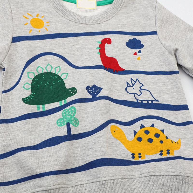 Boys Long Sleeve Fleece Sweatshirt for Spring and Autumn