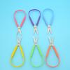 Compact Children's Elastic Ring Scissors for Students and Office Use