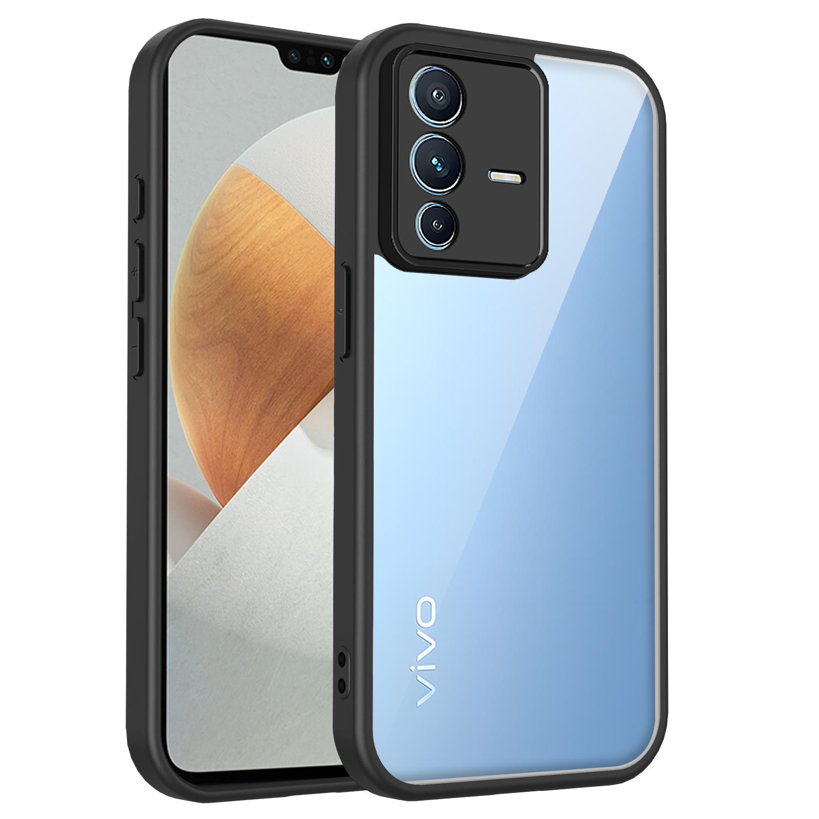

For Vivo V23 Case vivo V23 Phone Case Vivo V23 5G Cover Vivo V23 Air Cushion Silicon Bumper Clear Matte Back Cover Hard vivo V23 5G