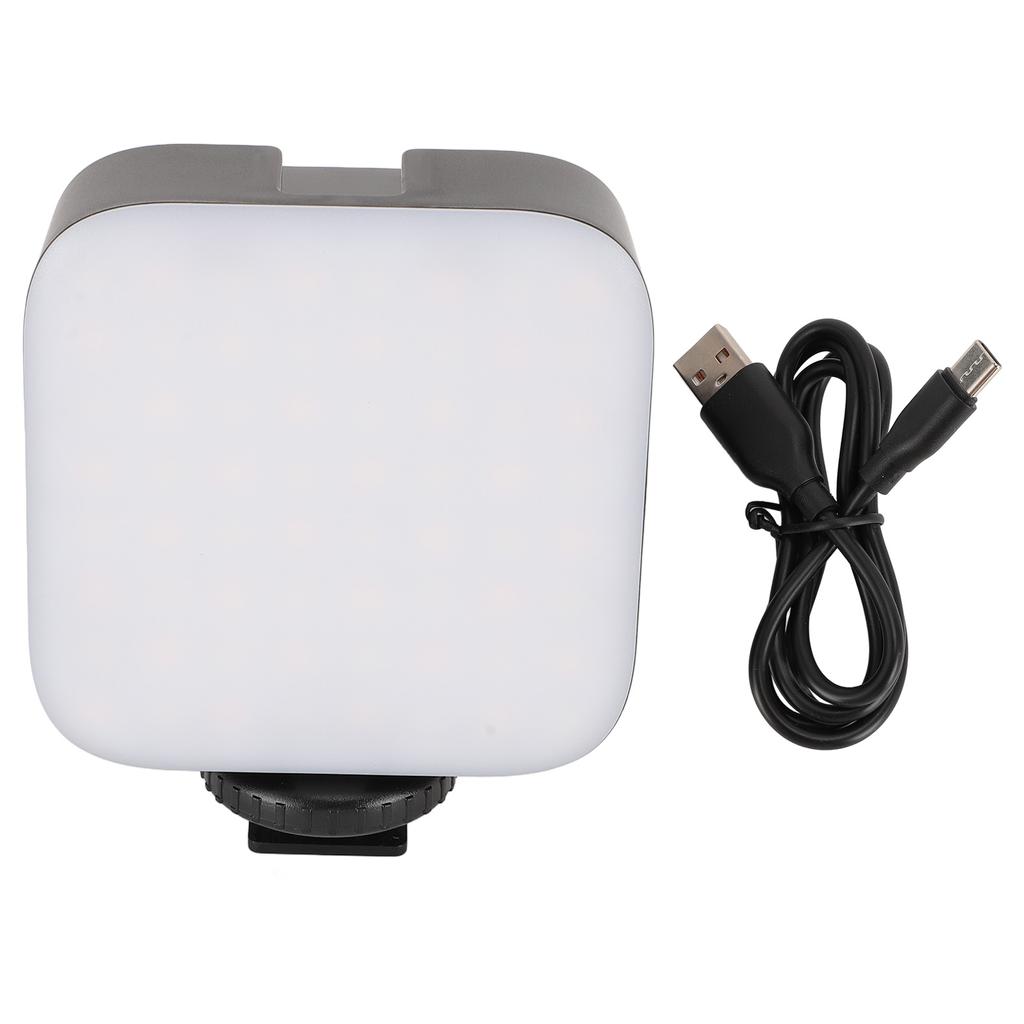 Phone Fill Light 3000‑6500k Adjustable Brightness Rechargeable 14 Inch Screw Hole Cold Shoe Hole