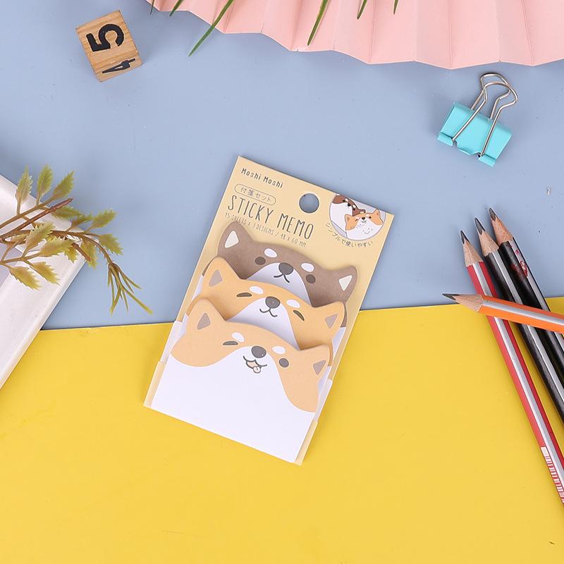 1 Piece Adhesive Kawaii Animals Pig Sticky Notes Notepad Memo Pad Office School Supplies Stationery Sticker
