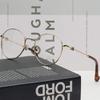 Moncler Eyeglass Frame ML5107 032 Lightweight Gold Metal Round Frame