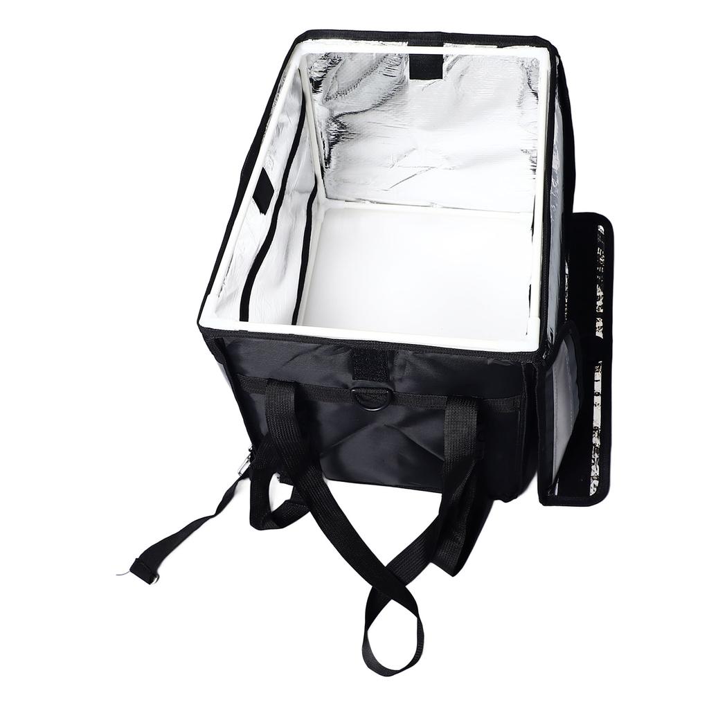 Insulated Food Delivery Bag 48L Pizza Delivery Bags for Hot and Cold Food Commercial Catering Bag Reusable Warming Bag