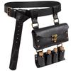 Medieval PU Leather Waist Pouch with 3 Soft Cork Potion Bottles Fantasy Side Bag Belt Accessory Essential