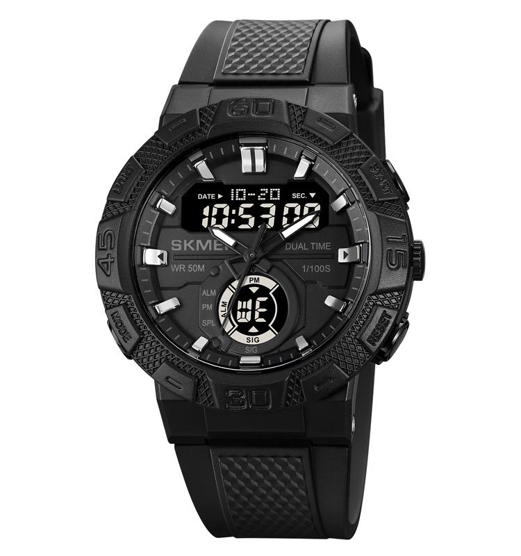 SKMEI 1881 Men's Black Resin Material Hot Sell Watches Digital Movt Multi-function Outdoor Sport Luxury Business Watch