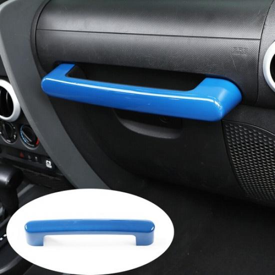 

Co-pilot Dashboard Grab Handle Cover Trim Blue For Jeep Wrangler JK 2007-2010