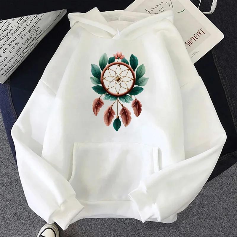 Plus Size Women Hoodie Retro Graphic Print Long Sleeves Sweatshirt Casual Sport Pullover Top Autumn Winter Street Women Clothing