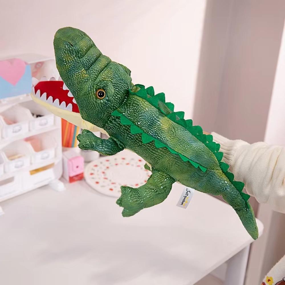 Lizard Snake Plush Hand Puppet Frog Crocodile Storytelling Puppet Animal Hand Puppet  Role-playing