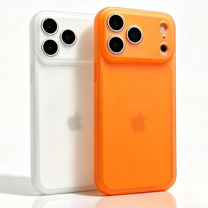 Colorful Matte Translucent Case For For Iphone 17 16 15 14 13 Pro Max Plus Full Camera Protection Soft TPU Shockproof Cover Coque