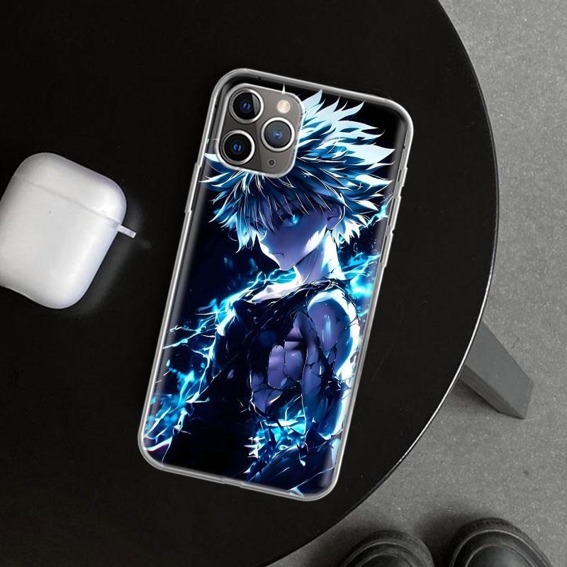 Huner X-Hunters Killua Phone Case Cover for iPhone 11 12 13 Mini 14 15 Plus 16 Pro Max 17 Air 7 8 + SE Art Customized Fundas 11