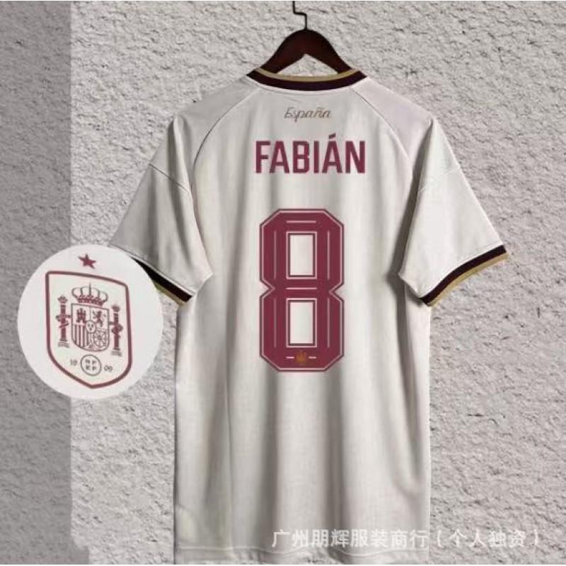 Spain National Team Home Soccer Jersey 2026 Custom Name 19 Yamal Short Sleeve Cycling Men Women