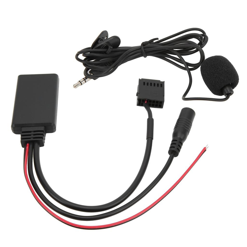 Bluetooth Aux Audio Cable Adapter Microphone Handsfree Replacement for Mondeo 6000CD