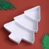 Big Capacity Plastic Candy Dish 3 Girds Plastic Tray Durable Tableware  Home